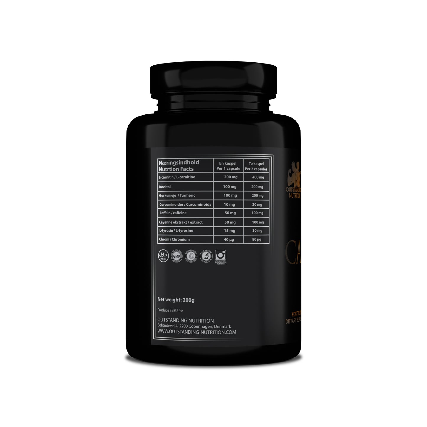 Nutritional Facts of Carving Capsules