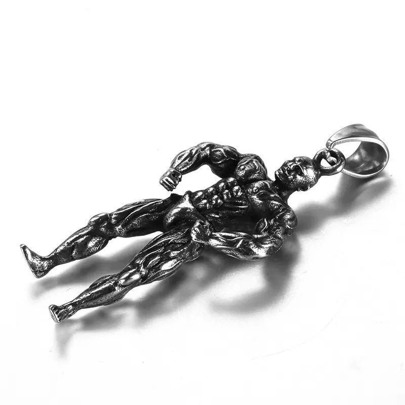Necklace Standing Bodybuilder