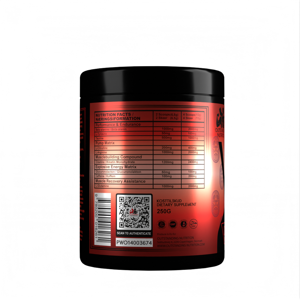 Xtreme Valor Pre-Workout